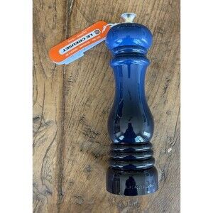 Le Creuset Acrylic Classic Manual Salt Mill 8 in Nuit Blue NEW NWT